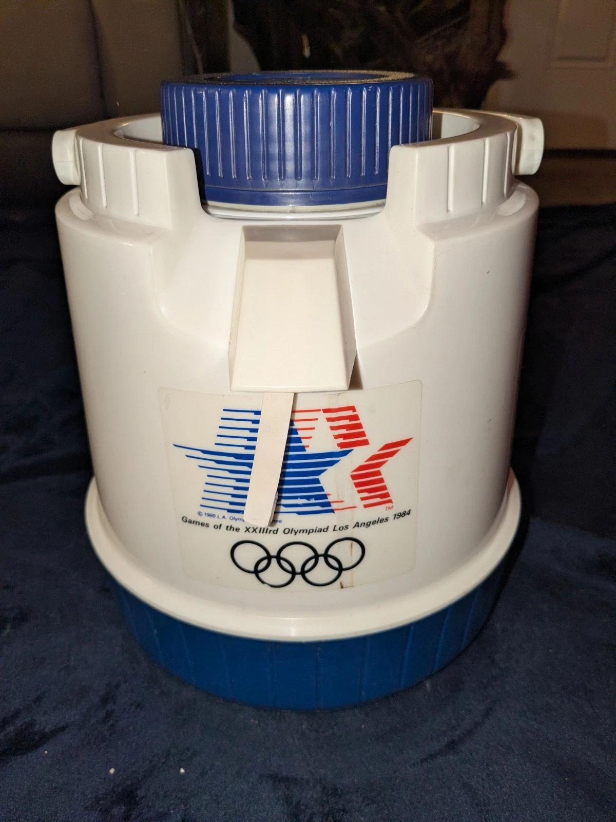 Vintage Aladdin Pump A Drink Jug 1 Gal Cooler 23rd Olympics Los Angeles 1984
