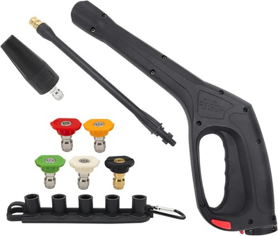 #ad Replacement Pressure Washer Spray Gun with Turbo Nozzle amp; 5 Spray Nozzle Tips... $41.71