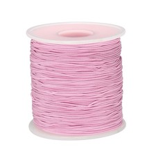 Elastic Cord Stretchy String 0.8mm 109 Yards Light Pink for Crafts