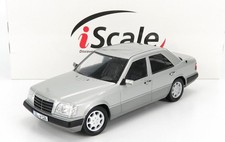 Mercedes E-Class E320 W124 1989 Artic Silver Iscale 118000000053 1:18 Argent Lhd