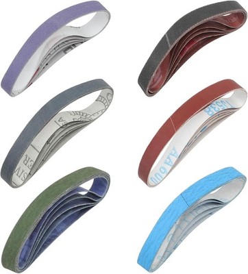30 Pcs 1/2'' X 12'' Replacement Sharpening Belt Kit for Official Work Sharp Knife 