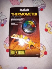 EXO TERRA DIAL THERMOMETER TERRARIUM TEMPERATURE GAUGE REPTILE LIZARD Vivarium