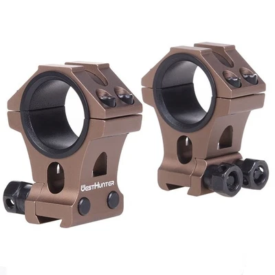 2pcs 1inch 30mm WESTHUNTER Hohe Montage Schwalbenschwanz 11mm rail Montagebrücke