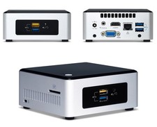 Intel NUC NUC5CPYH Mini PC Kit Intel Celeron HDMI VGA SD SATA 2.5 Barebone Box