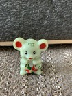 New ListingBoyd Glass Willie the Mouse Hand Painted Christmas 1997 Pacifica Green Glows Htf