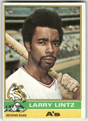 1976 Topps Larry Lintz #109 Oakland Athletics