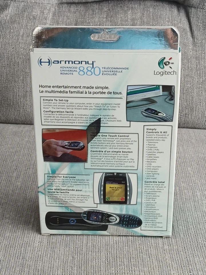 Logitech Harmony 880 Advanced Universal Remote Control - New In Box - Image 3 of 4