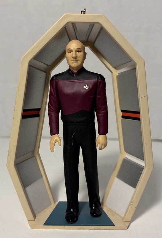 Hallmark 1995 Star Trek:Next Generation Captain Jean-Luc Picard Ornament