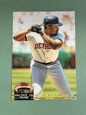 Cecil Fielder 1992 Stadium Club Members Choice Detroit Tigers #599   *3792*
