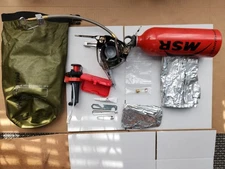 MSR XGK EX JP8 Seal line Small Unit Expeditionary Stove full kit, used, tested