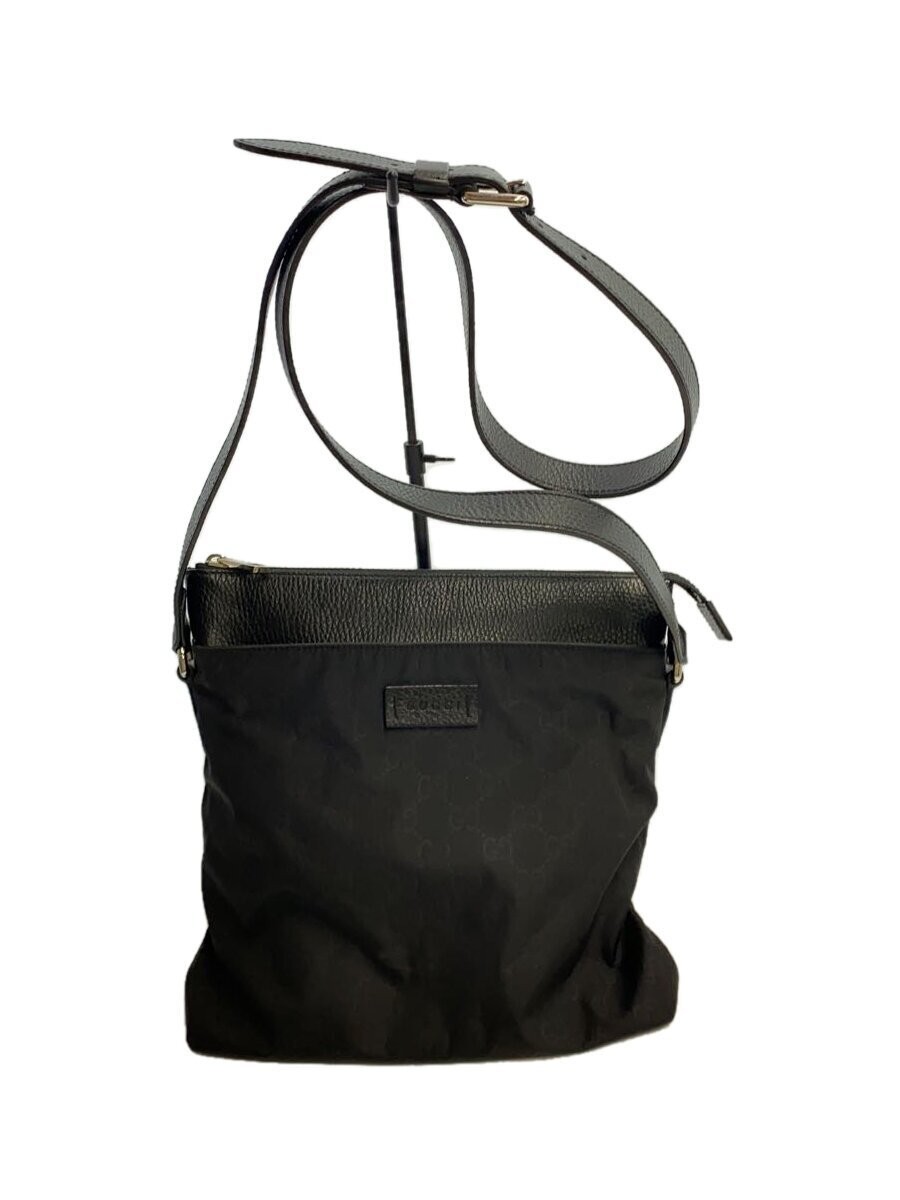 GUCCI GG monogram leather shoulder bag