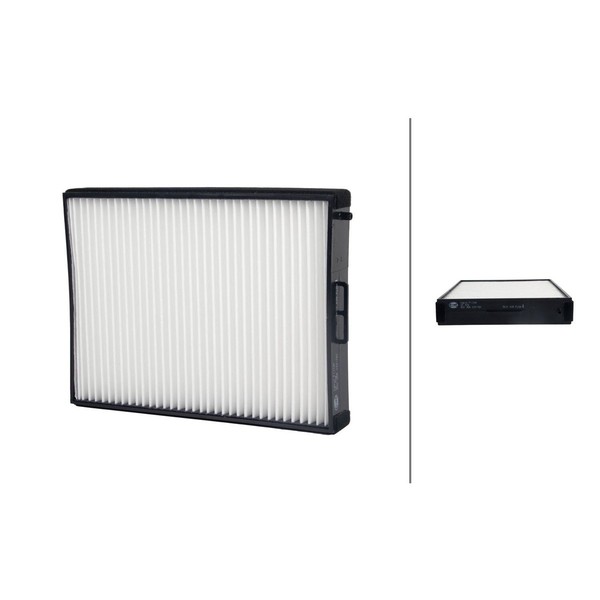 Innenraumfilter Pollenfilter 257 X 194 Mm Hella FüR U.A. Hyundai Santa-image