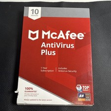McAfee Antivirus Essential Protection For Your PC 10 Devices Brand New Sealed