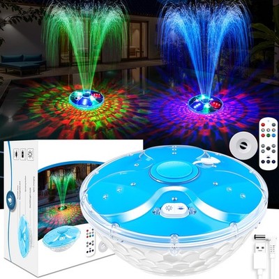 Pool Fountain with Remote, High Brightness Above Ground Pool Fountains with L...