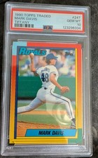 1990 TOPPS TRADED TIFFANY #24T MARK DAVIS ROYALS POP 1 PSA 10