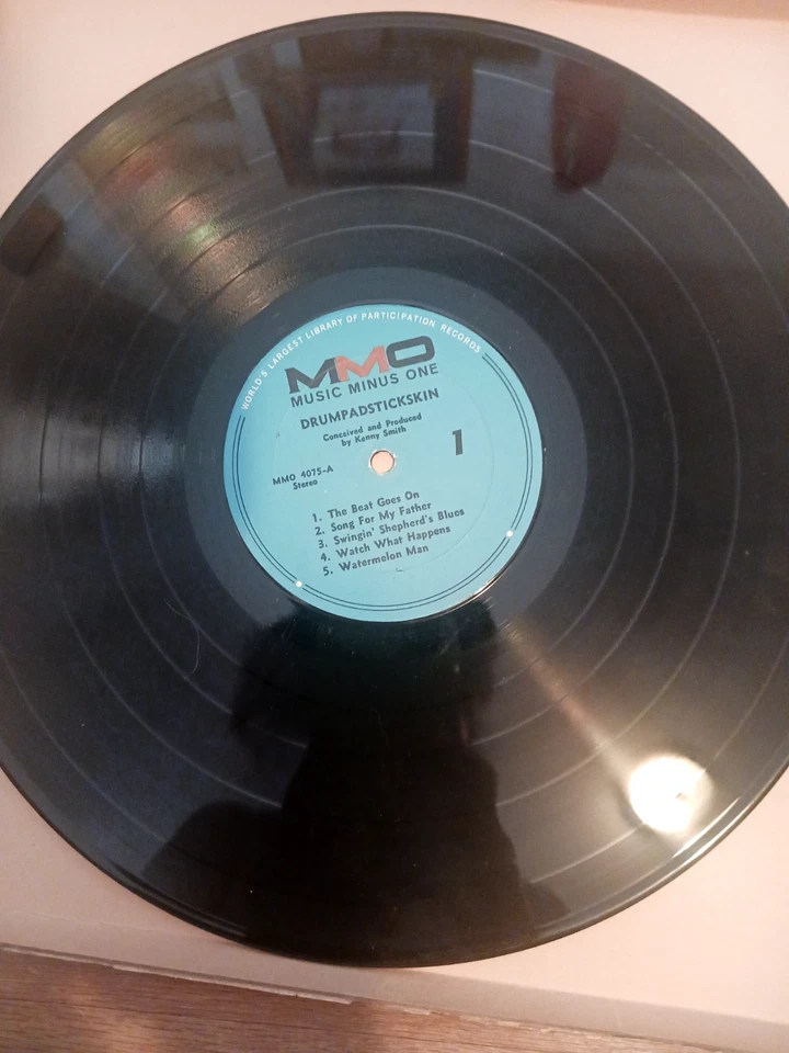 music minus one - drum pad stick skin 2x LP. 1971 Jazz Coming Home Baby Foto 3 de 4