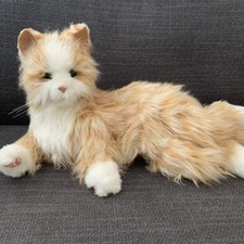 Orange Tabby Cat Companion Pet Joy For All Realistic Animatronic Ageless Innova