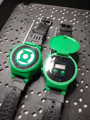 Lot Of 2 Green Lantern DC Comics Walkie Talkie Watches DC Comics Lot HGHAM