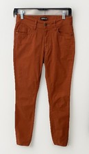 Toad Co Earthworks 5 Pocket Skinny Pant Canvas 2 Burnt Orange Stretch Organic