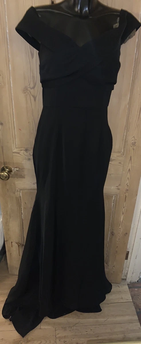 Jarlo's Ramona Sequin Fishtail Maxi Dress in Black - Jarlo London