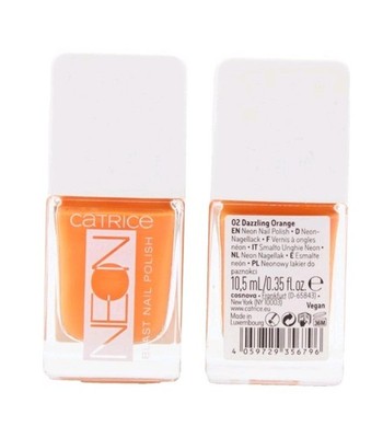 Catrice Neon Blast Nagellack  (10,5 ml) Nail Polish 02 Dazzling Orange