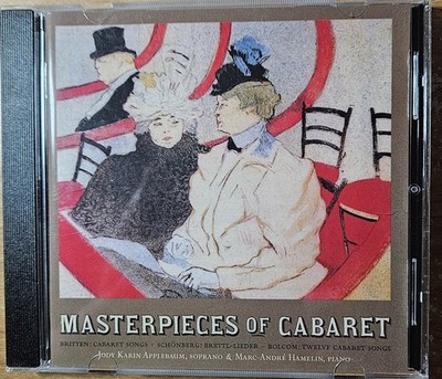 Masterpieces of Cabaret (CD, Music & Arts MUA 729) Applebaum Hamelin