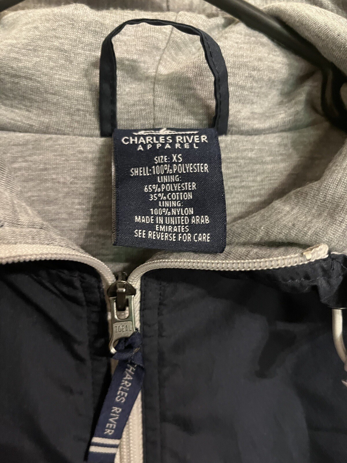 Charles River  XS Pull Over Jacket/windbreaker Wi… - image 3