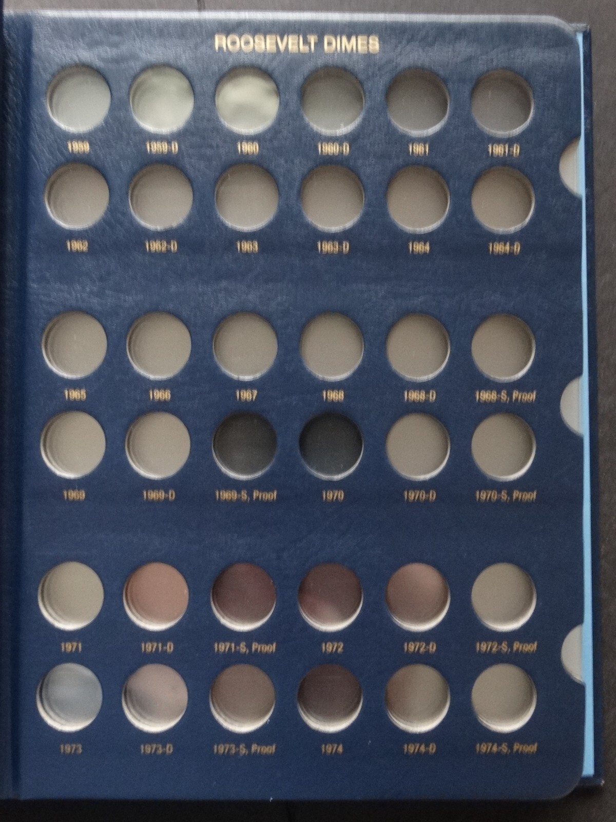 Whitman Roosevelt Dimes Dime Coin Album Book Number 3 1946-2022 #3394 ...