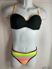 Zando Women Halter Neck Two Piece Push up under wire Bikini Set size 46 / US-10