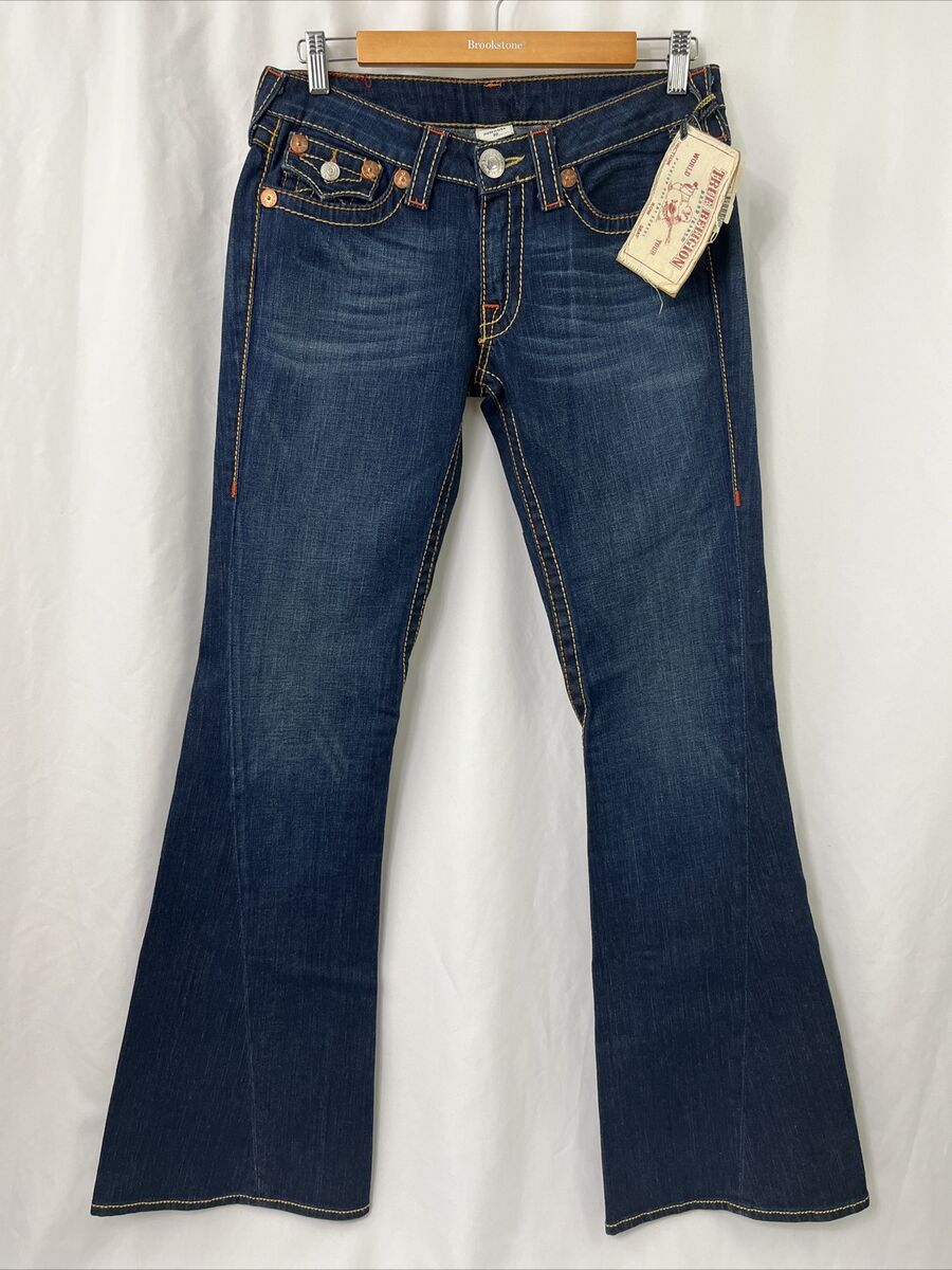 True Religion Joey Big T Twisted Seam Flare Jeans Flap True Religion Joey Big T Twisted Seam Flare Jeans Flap