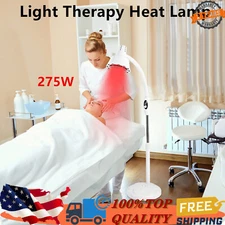 275W Floor Stand Infrared Therapy Heat Lamp Health Pain Relief Physiotherapy