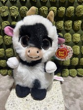 Keel Toys Motsu ‘Molly’ Cow Soft Plush Toy 7” NEW With Tags Gift