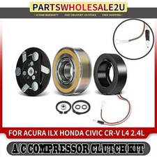AC Compressor Clutch Kit with 7 Grooves for Honda CR-V 2012-2014 Civic 2012-2015