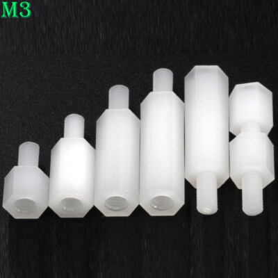 M3 Male-Female Plastic Nylon Hex Column Standoff Support Spacer for PCB Board