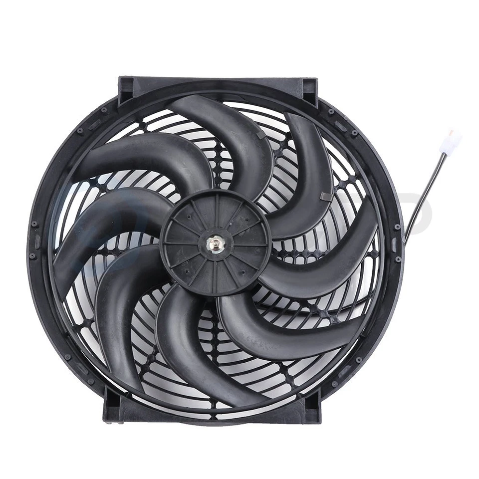 Radiator Condenser Cooling Fan 14" Inch Universal For 1992-2015 Hyundai Elantra Foto 2 de 4