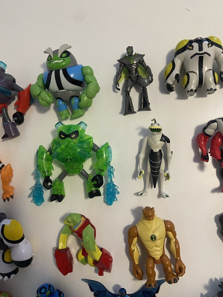 Large Ben 10 Ten Figures Bundle Bandai And Playmates Ben 10 Toys Job