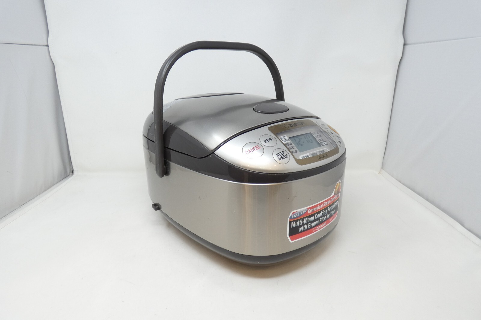 Zojirushi NS-TSC10 5 1/2 Cup Micom Rice Cooker & Warmer Stainless Steel Brown