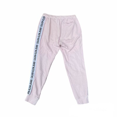 Calvin Klein Performance Women’s Sweatpants Pink with White Logo Size XS