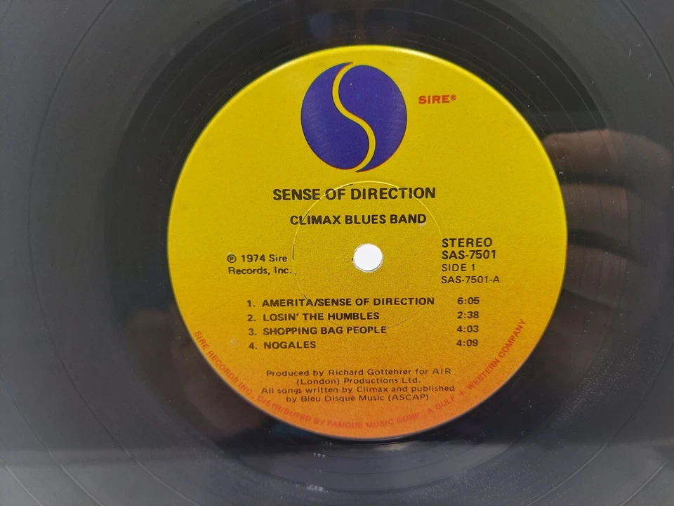 🎸 Climax Blues Band – Sense of Direction LP (1974) Sterling NM/VG+ Ultrasonic. - Bild 4 von 4