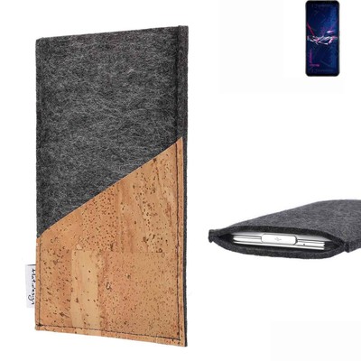 für Asus ROG Phone 6 Pro Handyhülle Tasche Sleeve Kartenfach Schutz Filz