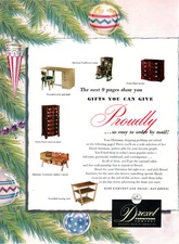 Drexel Precedent Mid Century Modern American Traditional Travis Court 1951 Ad