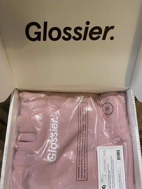 glossier hoodie xs