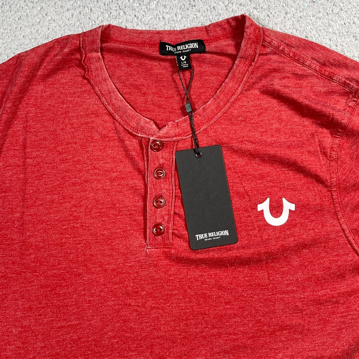 True religion hotsell henley shirts