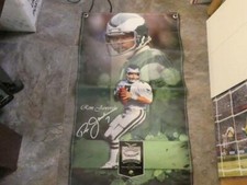Ron Jaworski Philadelphia Eagles Signed Banner  COA