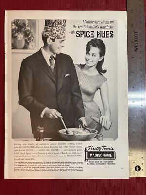 Varsity-Town s Madisonaire Men s Suits 1966 Print Ad - Great To Frame!
