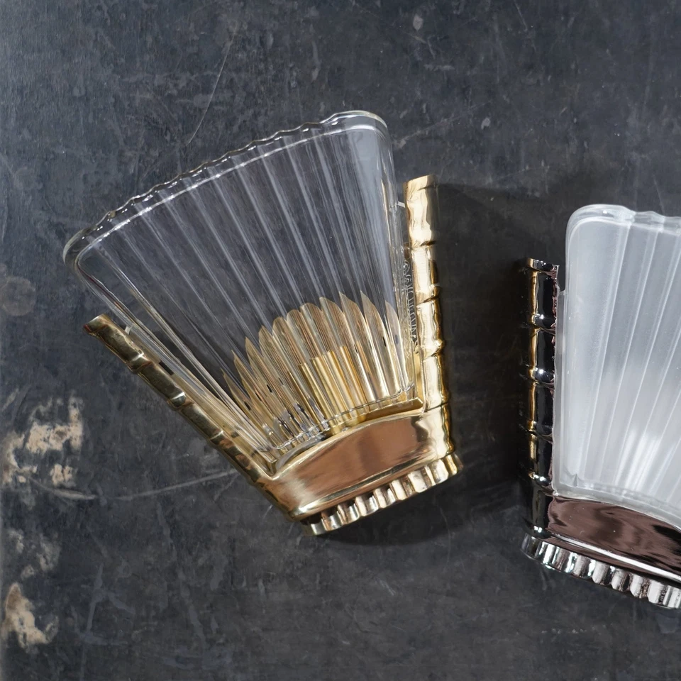 Artico - Vintage Industrial Art-Deco Brass Wall Sconce | Vint-In-Haus - Image 2 of 4