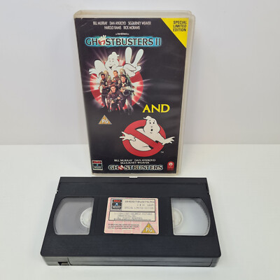 Ghostbusters 1 & 2 Special Edition VHS UK PAL