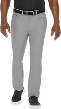 Greg Norman Men s Ultimate 5 Pocket Pants, Gray, 38 x 29