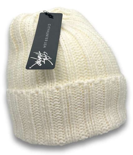 Knit Cable Beanie Thick Warm Soft Long Cuffed Ski Cap Winter Snowboard Hat - Picture 22 of 34