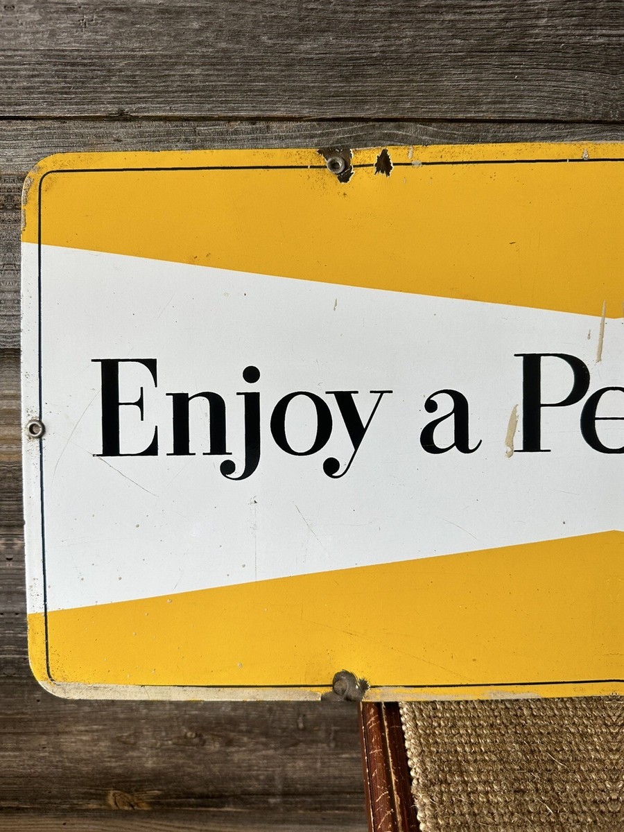 Vintage Pepsi Sign Porcelain Kick Plate | eBay